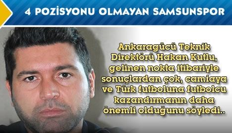 4 pozisyonu olmayan Samsunspor....