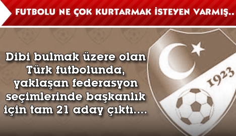 Futbolu ne kadar kurtarmak isteyen varmış !!