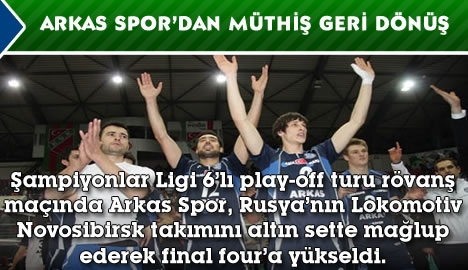 Arkas Spor'dan Müthiş Geri Dönüş