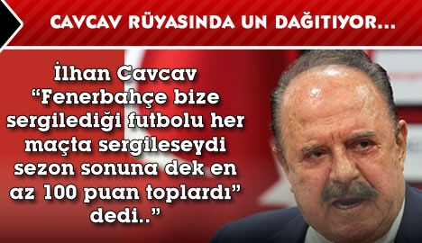 Cavcav rüyasında un dağıtıyor...