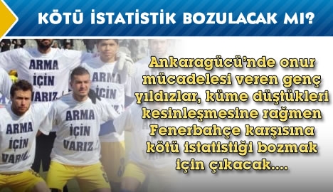 Ankaragücü'nün gençleri kötü istatistiği bozabilecek mi?