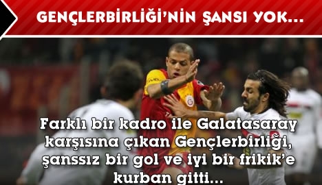 Gençlerbirliği'nin şansı yok...