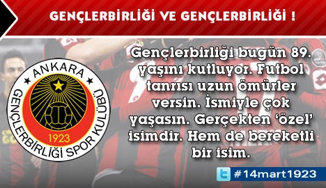 Gençlerbirliği ve Gençlerbirliği !