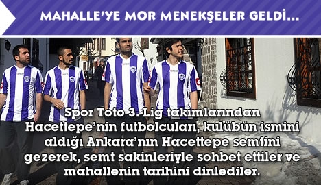 Mahalle'ye Mor Menekşeler geldi...