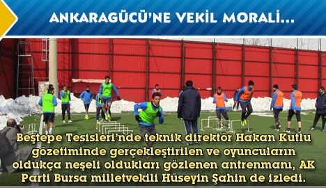 Ankaragücü'ne vekil morali...