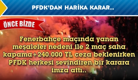 PFDK'dan sevindiren karar...