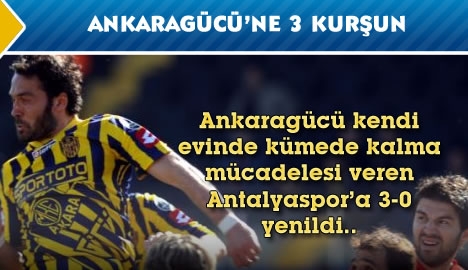 Ankaragücü'ne 3 kurşun...