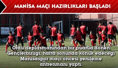 Manisaspor maçı hazırlıkları başladı...