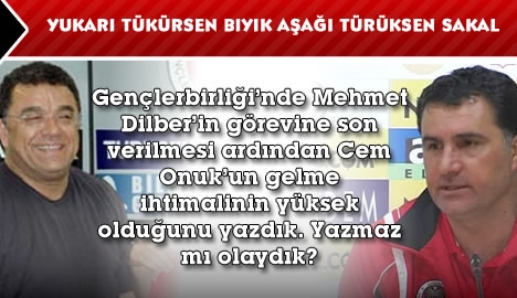 Yukarı tükürsen bıyık aşağı tükürsen sakal....