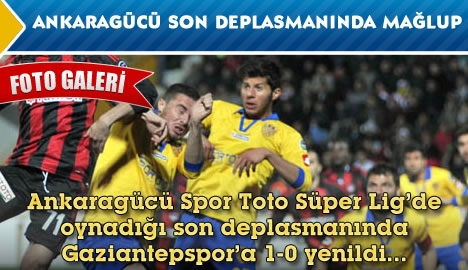 Ankaragücü son deplasmanında mağlup