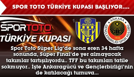 Spor Toto Süper Kupa başlıyor....