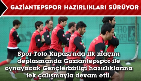 Gaziantepspor hazırlıkları sürüyor....