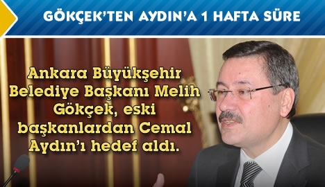 Gökçek'den Aydın'a 1 hafta süre