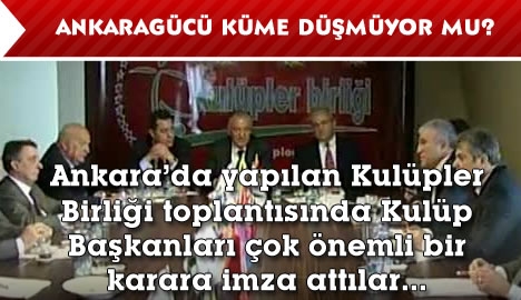 Ankaragücü küme düşmüyor mu?