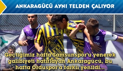 Ankaragücü aynı telden çalıyor....