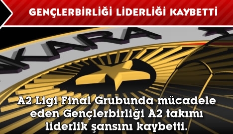 Gençlerbirliği A2 liderliği kaçırdı...