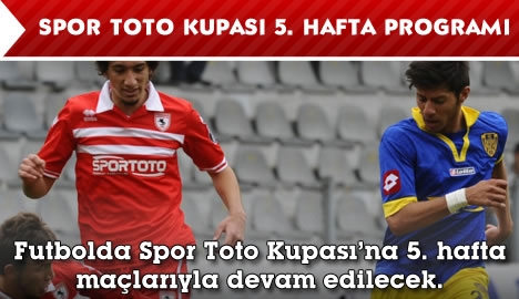 Spor Toto Kupası 5. hafta programı