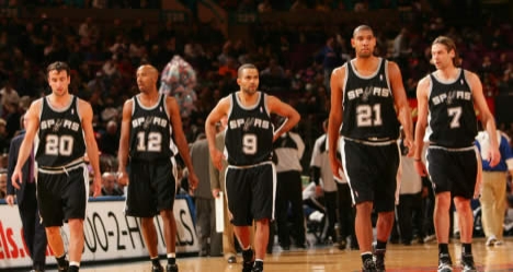 San Antonio Spurs ilk finalist..