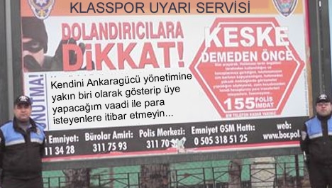 Dolandırıcılara Dikkat!