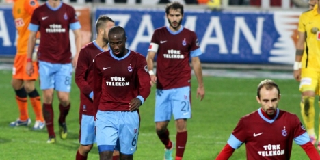 Trabzonspor'da düşüş sürüyor