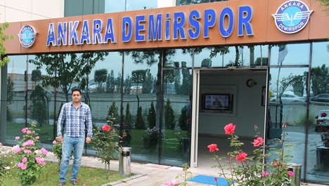 Ankara Demirspor'dan Balan'a teşekkür...