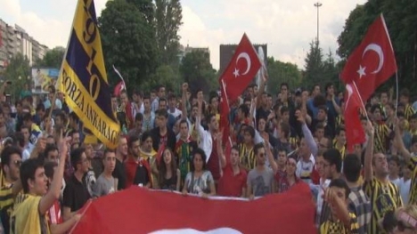 Ankaragücü'nden bayrak protestosu!