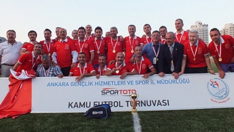 Kamu Futbol Turnuvası'nda şampiyon belli oldu..