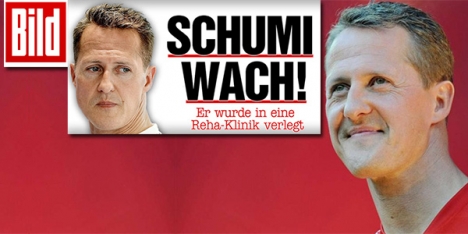 " Michael Schumacher artık komada değil "