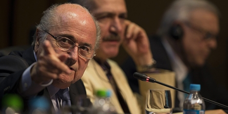 Sepp Blatter sert çıktı!