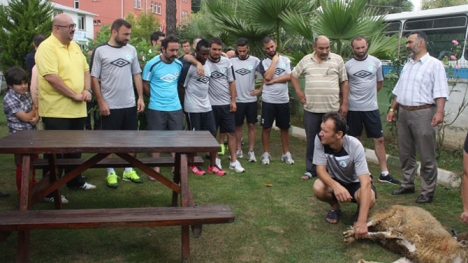 Giresunspor'da kurban kesildi..