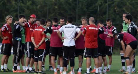 Beşiktaş'ta Sosa ilk idmanına çıktı.