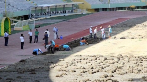 GAP Arena'ya yeni çimler serilecek..