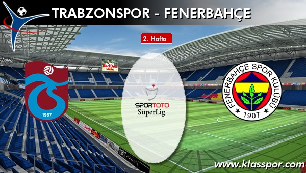 Trabzonspor - Fenerbahçe maç kadroları belli oldu...