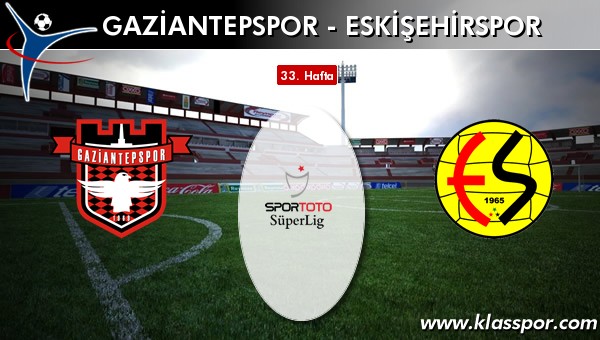 Gaziantepspor - Eskişehirspor maç kadroları belli oldu...