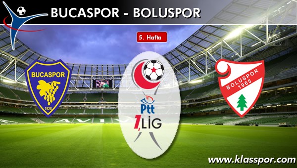 İşte Bucaspor - Boluspor maçında ilk 11'ler