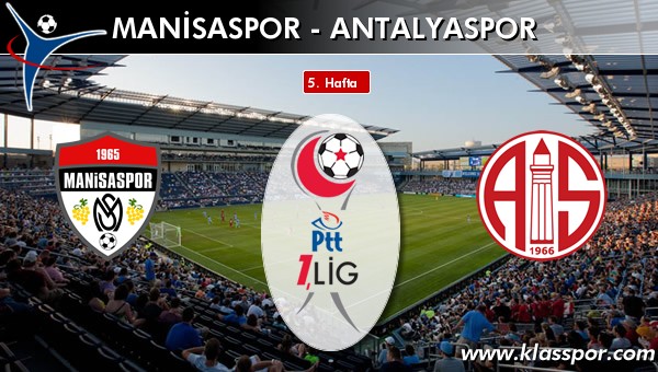 Manisaspor 3 - Antalyaspor 3