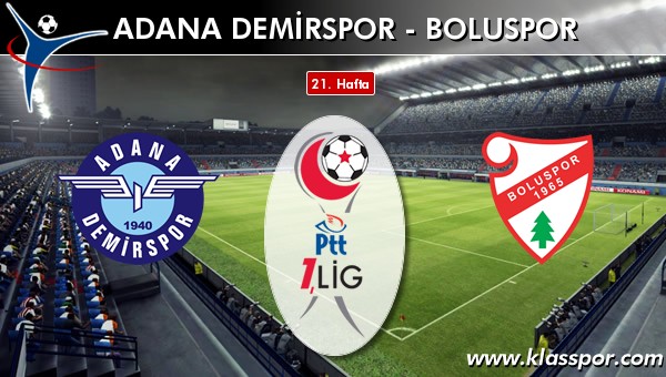 Adana Demirspor - Boluspor sahaya hangi kadro ile çıkıyor?