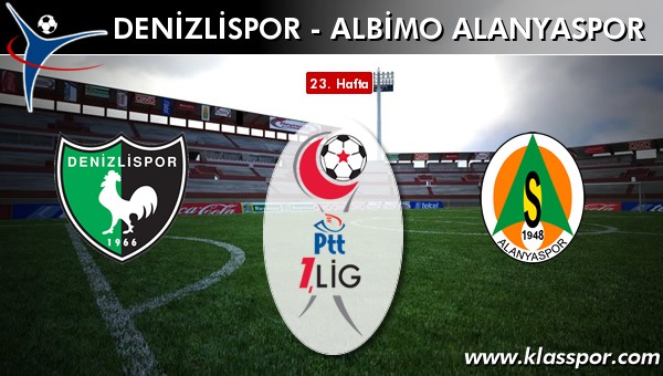 Denizlispor - Albimo Alanyaspor maç kadroları belli oldu...