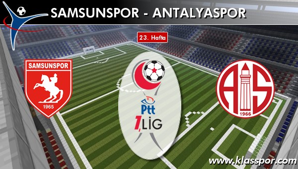 Samsunspor - Antalyaspor maç kadroları belli oldu...