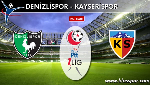 İşte Denizlispor - Kayserispor maçında ilk 11'ler