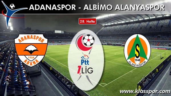 İşte Adanaspor - Albimo Alanyaspor maçında ilk 11'ler