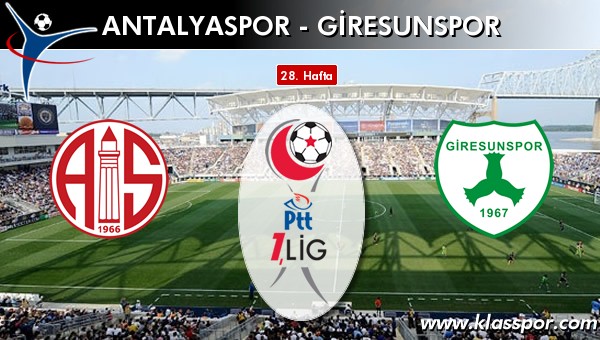 Antalyaspor - Giresunspor maç kadroları belli oldu...