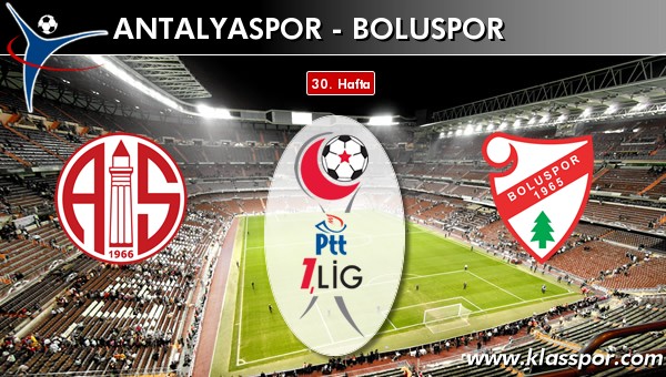 Antalyaspor - Boluspor sahaya hangi kadro ile çıkıyor?