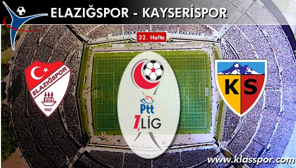 Elazığspor - Kayserispor maç kadroları belli oldu...