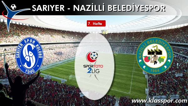 Sarıyer 0 - Nazilli Belediyespor 0