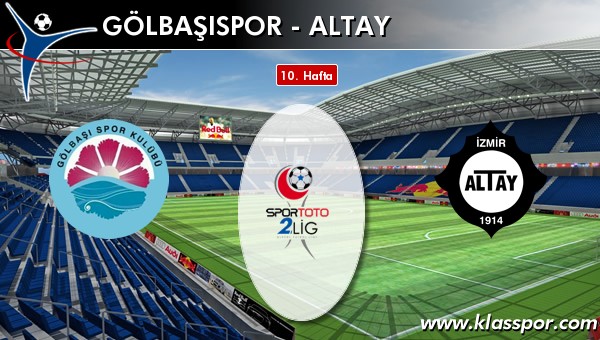 Gölbaşıspor 2 - Altay 1