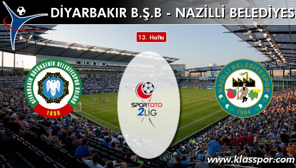 Diyarbakır BŞB - Nazilli Belediyespor maç kadroları belli oldu...