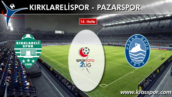 Kırklarelispor 0 - Pazarspor 0