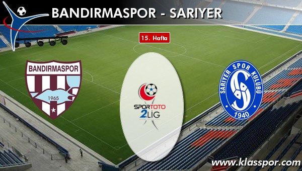 Bandırmaspor 1 - Sarıyer 3