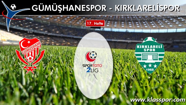 Gümüşhanespor 1 - Kırklarelispor 0